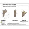 image2quotW x 6quotD x 4quotH Classic New Brighton Rough Cedar Woodgrain TimberThane Corbel Primed Tan7in W x 14in D x 21in H