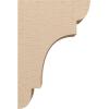 image2quotW x 6quotD x 4quotH Classic New Brighton Rough Cedar Woodgrain TimberThane Corbel Primed Tan7in W x 14in D x 21in H