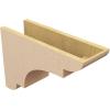 image2quotW x 6quotD x 4quotH Classic New Brighton Rough Cedar Woodgrain TimberThane Corbel Primed Tan7in W x 21in D x 14in H