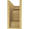 image2quotW x 6quotD x 4quotH Classic New Brighton Rough Cedar Woodgrain TimberThane Corbel Primed Tan7in W x 21in D x 14in H
