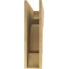 image2quotW x 6quotD x 4quotH Classic New Brighton Rough Cedar Woodgrain TimberThane Corbel Primed Tan7in W x 28in D x 28in H