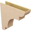 image2quotW x 6quotD x 4quotH Classic New Brighton Rough Cedar Woodgrain TimberThane Corbel Primed Tan7in W x 28in D x 28in H