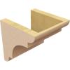 image2quotW x 6quotD x 4quotH Classic New Brighton Rough Cedar Woodgrain TimberThane Corbel Primed Tan7in W x 7in D x 7in H