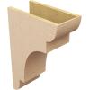 image2quotW x 6quotD x 4quotH Classic New Brighton Rough Cedar Woodgrain TimberThane Corbel Primed Tan8in W x 16in D x 24in H