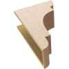 image2quotW x 6quotD x 4quotH Classic New Brighton Rough Cedar Woodgrain TimberThane Corbel Primed Tan8in W x 16in D x 24in H