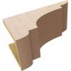 image2quotW x 6quotD x 4quotH Classic New Brighton Rough Cedar Woodgrain TimberThane Corbel Primed Tan8in W x 16in D x 8in H