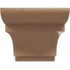 image2quotW x 6quotD x 4quotH Classic New Brighton Rough Cedar Woodgrain TimberThane Corbel Primed Tan8in W x 16in D x 8in H