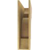 image2quotW x 6quotD x 4quotH Classic New Brighton Rough Cedar Woodgrain TimberThane Corbel Primed Tan8in W x 32in D x 32in H