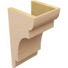 image2quotW x 6quotD x 4quotH Classic New Brighton Rough Cedar Woodgrain TimberThane Corbel Primed Tan8in W x 8in D x 16in H