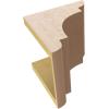 image2quotW x 6quotD x 4quotH Classic New Brighton Rough Cedar Woodgrain TimberThane Corbel Primed Tan8in W x 8in D x 8in H