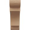 image2quotW x 6quotD x 4quotH Classic New Brighton Rough Cedar Woodgrain TimberThane Corbel Primed Tan9in W x 18in D x 27in H