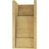 image2quotW x 6quotD x 4quotH Classic New Brighton Rough Cedar Woodgrain TimberThane Corbel Primed Tan9in W x 9in D x 18in H