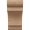 image2quotW x 6quotD x 4quotH Classic New Brighton Rough Cedar Woodgrain TimberThane Corbel Primed Tan9in W x 9in D x 18in H