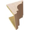 image2quotW x 6quotD x 4quotH Classic New Brighton Rough Cedar Woodgrain TimberThane Corbel Primed Tan9in W x 9in D x 9in H