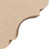 image2quotW x 6quotD x 4quotH Classic New Brighton Rough Cedar Woodgrain TimberThane Corbel Primed Tan9in W x 9in D x 9in H