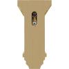 image3 12quotW x 3 34quotD x 6quotH Mini Jefferson Wood Corbel RubberwoodAlder