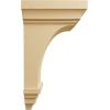 image3 12quotW x 3 34quotD x 6quotH Mini Jefferson Wood Corbel RubberwoodAlder
