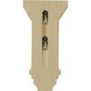 image3 12quotW x 3 34quotD x 6quotH Mini Jefferson Wood Corbel RubberwoodMaple