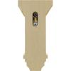 image3 12quotW x 3 34quotD x 6quotH Mini Jefferson Wood Corbel RubberwoodMaple