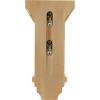 image3 12quotW x 3 34quotD x 6quotH Mini Jefferson Wood Corbel RubberwoodRed Oak