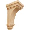 image3 12quotW x 3 34quotD x 6quotH Mini Jefferson Wood Corbel RubberwoodRed Oak