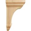image3 12quotW x 3 34quotD x 6quotH Mini Jefferson Wood Corbel RubberwoodRed Oak