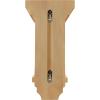 image3 12quotW x 3 34quotD x 6quotH Mini Jefferson Wood Corbel RubberwoodRed Oak