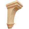 image3 12quotW x 3 34quotD x 6quotH Mini Jefferson Wood Corbel RubberwoodRed Oak