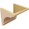 image3quotW x 6quotD x 9quotH Classic Hughes Rough Cedar Woodgrain TimberThane Corbel Primed Tan10in W x 10in D x 10in H