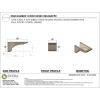 image3quotW x 6quotD x 9quotH Classic Hughes Rough Cedar Woodgrain TimberThane Corbel Primed Tan10in W x 20in D x 10in H