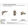 image3quotW x 6quotD x 9quotH Classic Hughes Rough Cedar Woodgrain TimberThane Corbel Primed Tan10in W x 30in D x 20in H