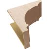 image3quotW x 6quotD x 9quotH Classic Hughes Rough Cedar Woodgrain TimberThane Corbel Primed Tan11in W x 22in D x 22in H