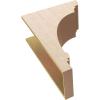 image3quotW x 6quotD x 9quotH Classic Hughes Rough Cedar Woodgrain TimberThane Corbel Primed Tan11in W x 22in D x 33in H