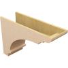 image3quotW x 6quotD x 9quotH Classic Hughes Rough Cedar Woodgrain TimberThane Corbel Primed Tan11in W x 33in D x 22in H