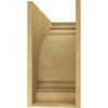 image3quotW x 6quotD x 9quotH Classic Hughes Rough Cedar Woodgrain TimberThane Corbel Primed Tan11in W x 33in D x 22in H