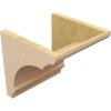 image3quotW x 6quotD x 9quotH Classic Hughes Rough Cedar Woodgrain TimberThane Corbel Primed Tan12in W x 12in D x 12in H