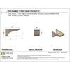 image3quotW x 6quotD x 9quotH Classic Hughes Rough Cedar Woodgrain TimberThane Corbel Primed Tan12in W x 24in D x 12in H