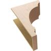 image3quotW x 6quotD x 9quotH Classic Hughes Rough Cedar Woodgrain TimberThane Corbel Primed Tan12in W x 24in D x 36in H