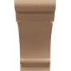 image3quotW x 6quotD x 9quotH Classic Hughes Rough Cedar Woodgrain TimberThane Corbel Primed Tan2in W x 4in D x 4in H