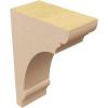 image3quotW x 6quotD x 9quotH Classic Hughes Rough Cedar Woodgrain TimberThane Corbel Primed Tan2in W x 4in D x 6in H