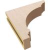 image3quotW x 6quotD x 9quotH Classic Hughes Rough Cedar Woodgrain TimberThane Corbel Primed Tan3in W x 12in D x 12in H