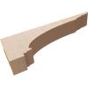 image3quotW x 6quotD x 9quotH Classic Hughes Rough Cedar Woodgrain TimberThane Corbel Primed Tan3in W x 18in D x 6in H
