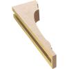 image3quotW x 6quotD x 9quotH Classic Hughes Rough Cedar Woodgrain TimberThane Corbel Primed Tan3in W x 6in D x 18in H