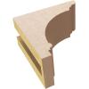 image3quotW x 6quotD x 9quotH Classic Hughes Rough Cedar Woodgrain TimberThane Corbel Primed Tan3in W x 6in D x 6in H