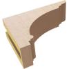 image3quotW x 6quotD x 9quotH Classic Hughes Rough Cedar Woodgrain TimberThane Corbel Primed Tan3in W x 9in D x 6in H