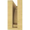 image3quotW x 6quotD x 9quotH Classic Hughes Rough Cedar Woodgrain TimberThane Corbel Primed Tan3in W x 9in D x 6in H
