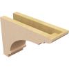 image3quotW x 6quotD x 9quotH Classic Hughes Rough Cedar Woodgrain TimberThane Corbel Primed Tan4in W x 12in D x 8in H