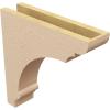 image3quotW x 6quotD x 9quotH Classic Hughes Rough Cedar Woodgrain TimberThane Corbel Primed Tan4in W x 16in D x 16in H