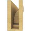 image3quotW x 6quotD x 9quotH Classic Hughes Rough Cedar Woodgrain TimberThane Corbel Primed Tan4in W x 24in D x 8in H