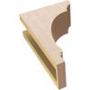 image3quotW x 6quotD x 9quotH Classic Hughes Rough Cedar Woodgrain TimberThane Corbel Primed Tan4in W x 8in D x 12in H